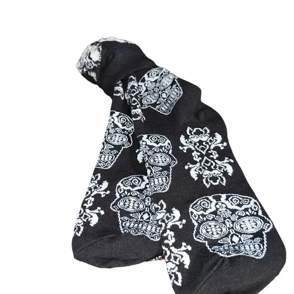 Day of the dead socks one size‎